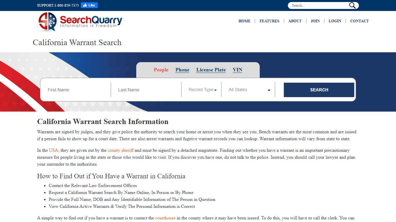 Free California Warrant Search | Enter A Name To View Warrans Online